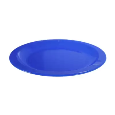 Swixz Polycarbonate Narrow Rimmed Side Plates 172mm 12 Pack - Colour: Blue