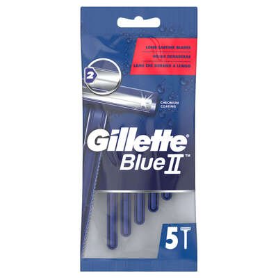 Gillette Blue Disposable Fixed Razor 5 Pack