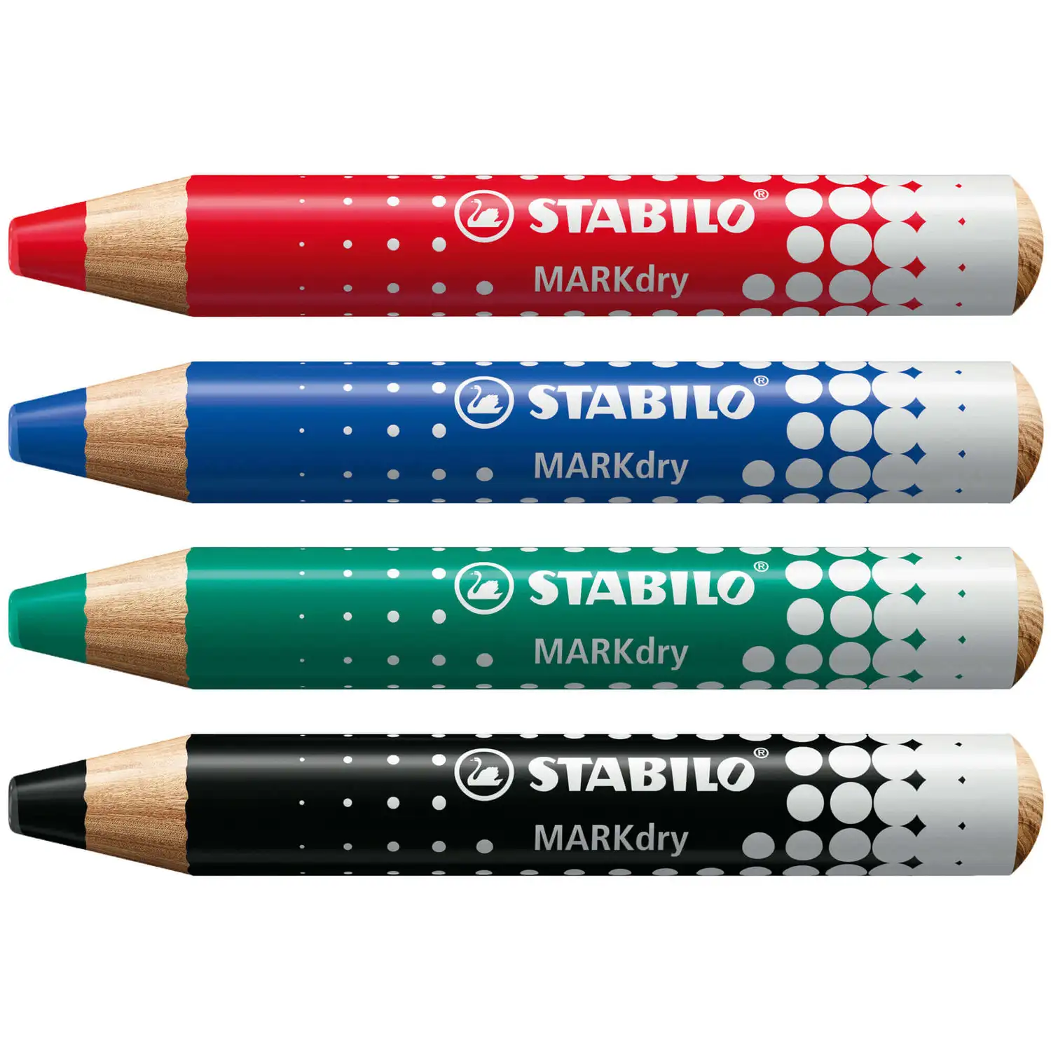 STABILO Drywipe Whiteboard Markers 4 Pack G2p100