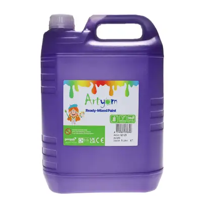 Artyom Ready Mixed Poster Paint Purple 5 Litre G2p100