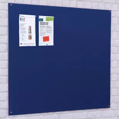 Noticeboard Unframed Blue