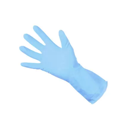 Household Rubber Gloves Blue Medium 12