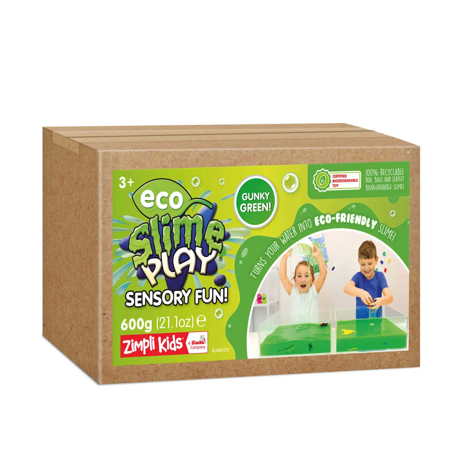 Messy Play Eco Slime Green 600g