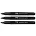 Writy Permanent Markers Black 10 Pack G2p100