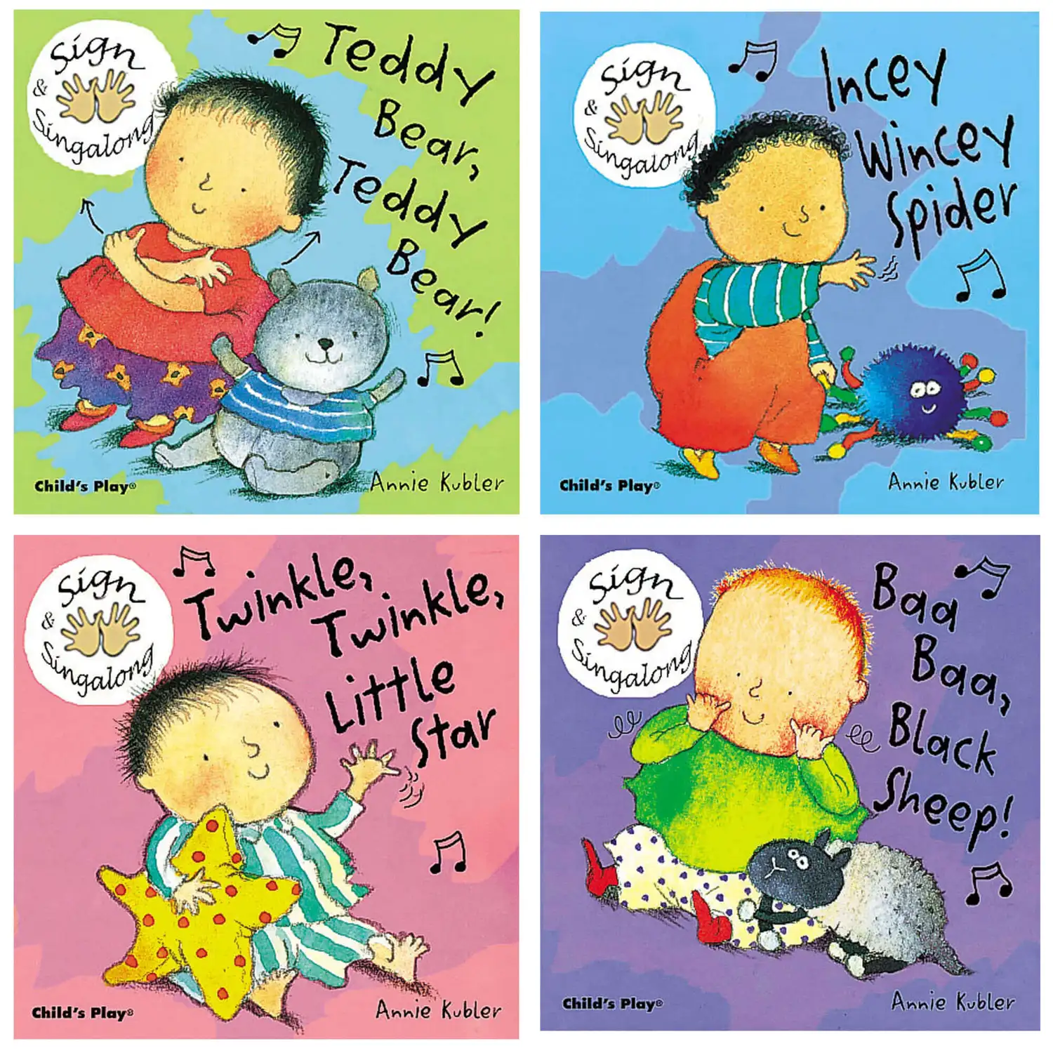 Sign and Singalong Books Assorted 4 Pack