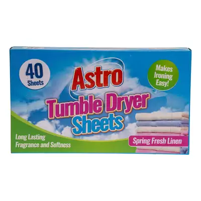 Tumble Dryer Sheets 40 Pack