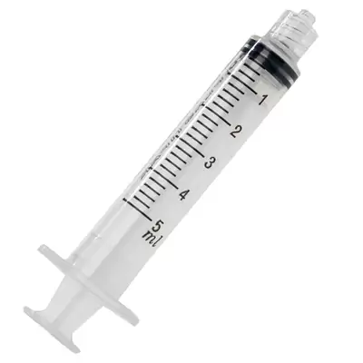 BD Plastipak Hypodermic Syringe Luer Lok Concentric 5ml 125 Pack