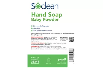 Baby powder best sale soap