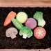 Sensory Play Vegetable Stones 8 Pack