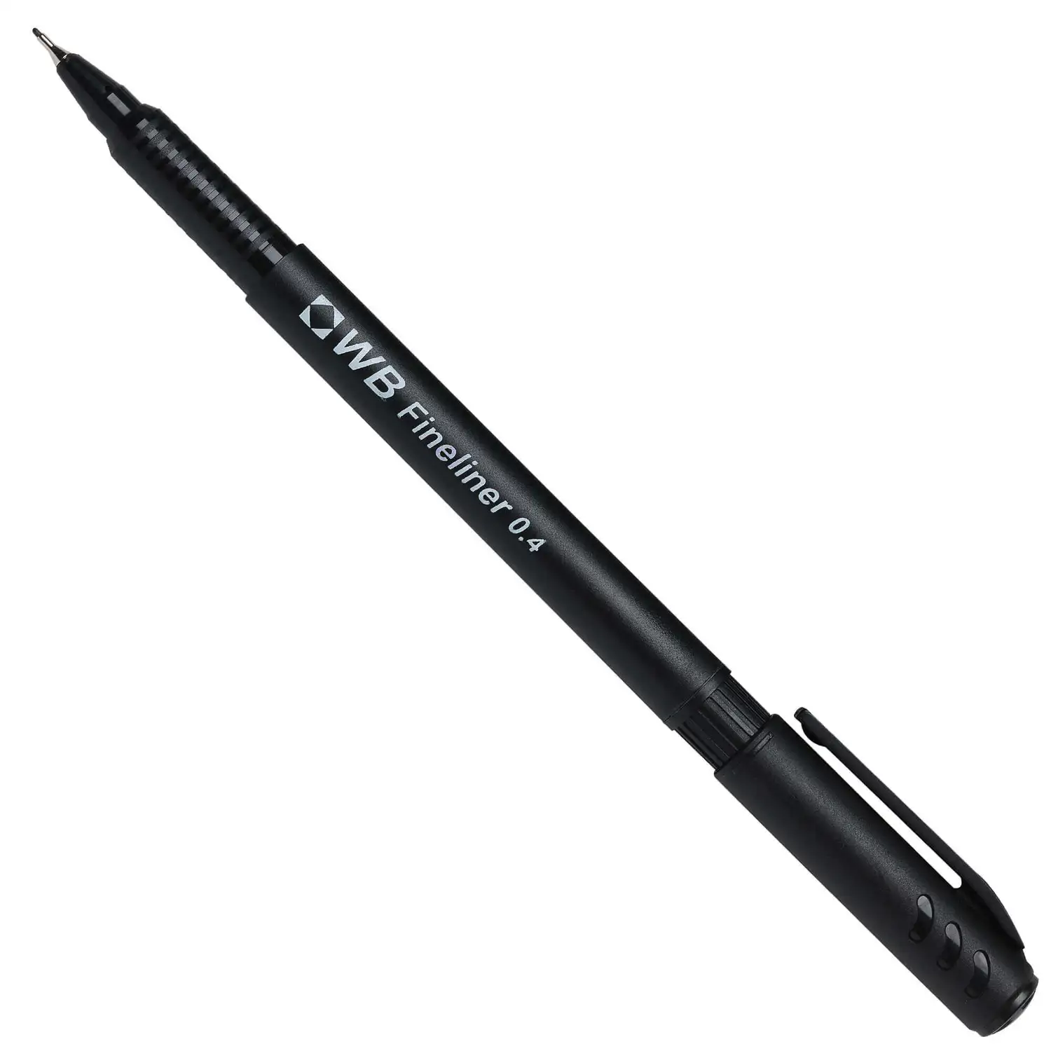 Fineliner Pen Black 10 Pack