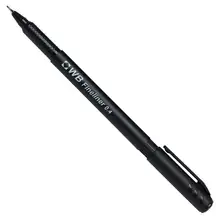 Fineliner Pen Black 10 Pack