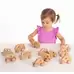 Natural Wooden Vehicle Set 12 Pack