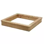 Low Wooden Sand Pit With Lid
