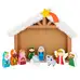 Christmas Wooden Nativity 10 Pieces