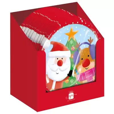 Christmas Characters Paper Plates 6 Pack