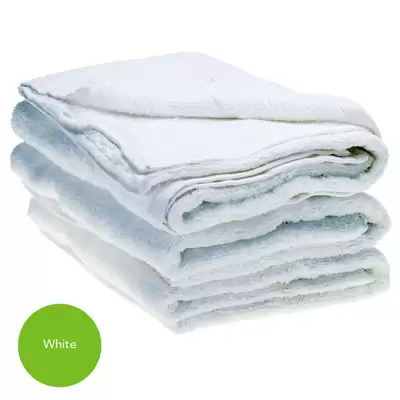 Bath Towel 70x130cm 500gsm x 3 - Colour: White