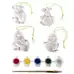 Paint Your Own Rabbits and Chicks 4 Pcs
