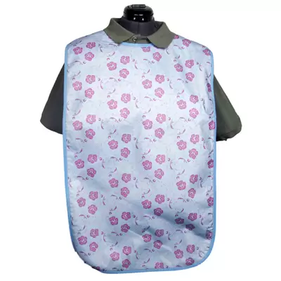 Adult Bibs - Colour: Blue / Floral