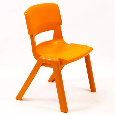Postura Plus Chair 350mm 30 Pack - Colour: Tangerine Fizz