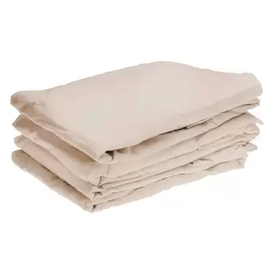 Fire Retardant Bedding Set Latte - Type: Single Fitted Sheet 4 Pack