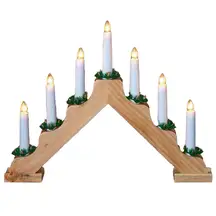 Christmas Candle Bridge 39cm