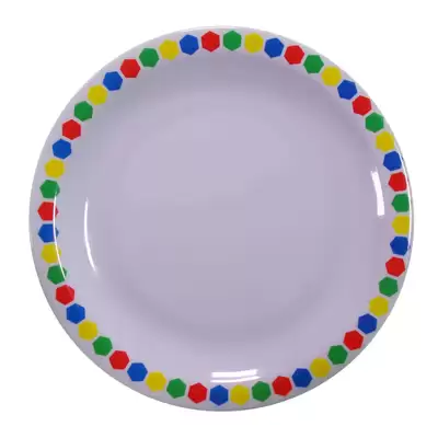 Swixz Melamine Side Plate 6.25" / 160mm 12 Pack - Colour: Patterned