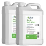 Soclean Hair and Body Wash 5 Litre 2 Pack