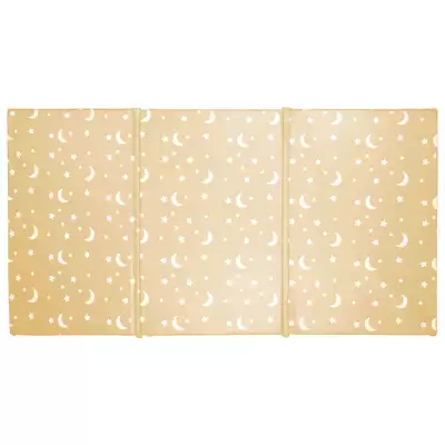 Good Baby Folding Sleep Mat Coffee Cream 120cm x 60cm