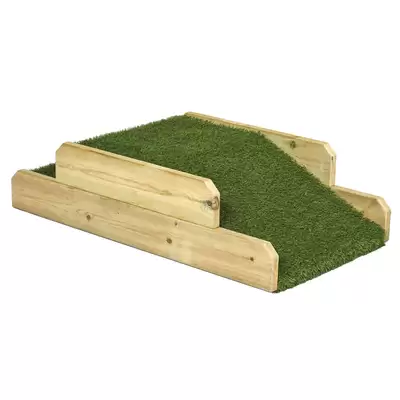 Wooden Outdoor Step and Crawl for Under Age 2