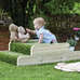 Wooden Outdoor Step and Crawl for Under Age 2