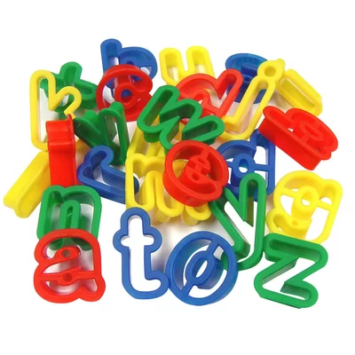 Plastic Dough Cutters Lower Case Alphabet Pack 26