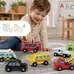 Olly and Oby Wooden Vehicles Assorted 9 Pack
