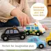 Olly and Oby Wooden Vehicles Assorted 9 Pack