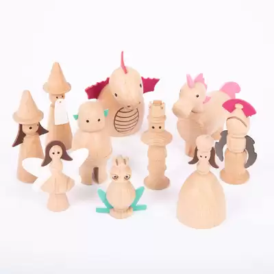 Wooden Enchanted Figures Set