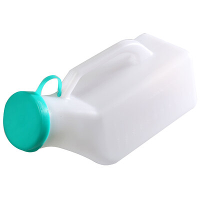 Male Urinal With Handle and Cap 1000ml