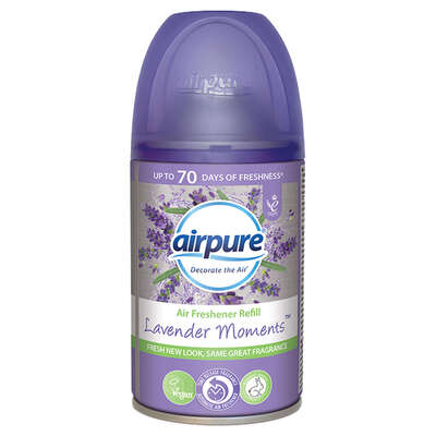 Air Freshener Refill Canister 250ml x 12 - Fragrance: Lavender