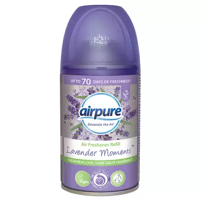 Air Freshener Refill Canister 250ml x 12 - Fragrance: Lavender