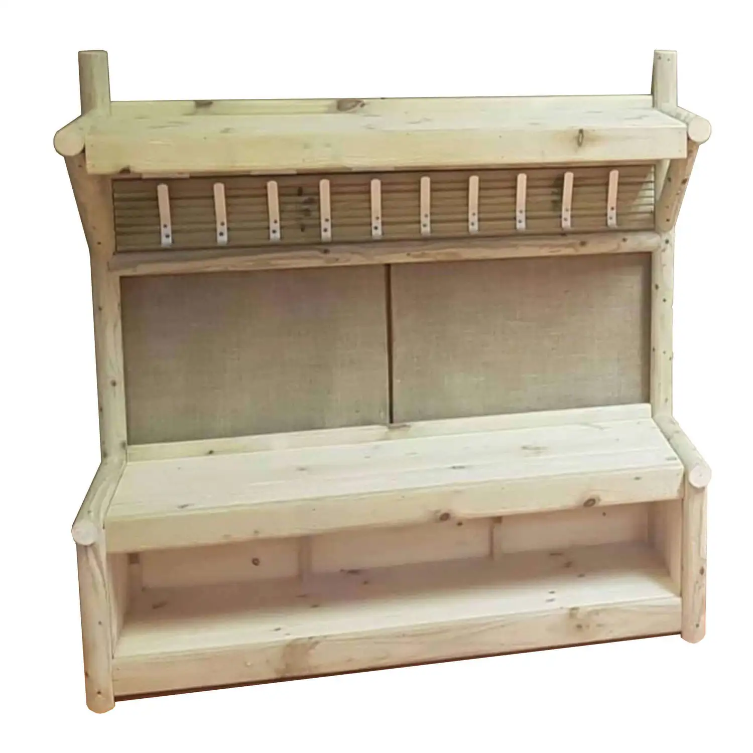 Wooden Coat Hook Stand