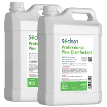 Soclean Professional Pine Disinfectant 5 Litre 2 Pack G1p50