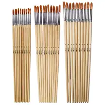 Artyom Chubby Round Brushes Size 4 6 and 8 30 Pack