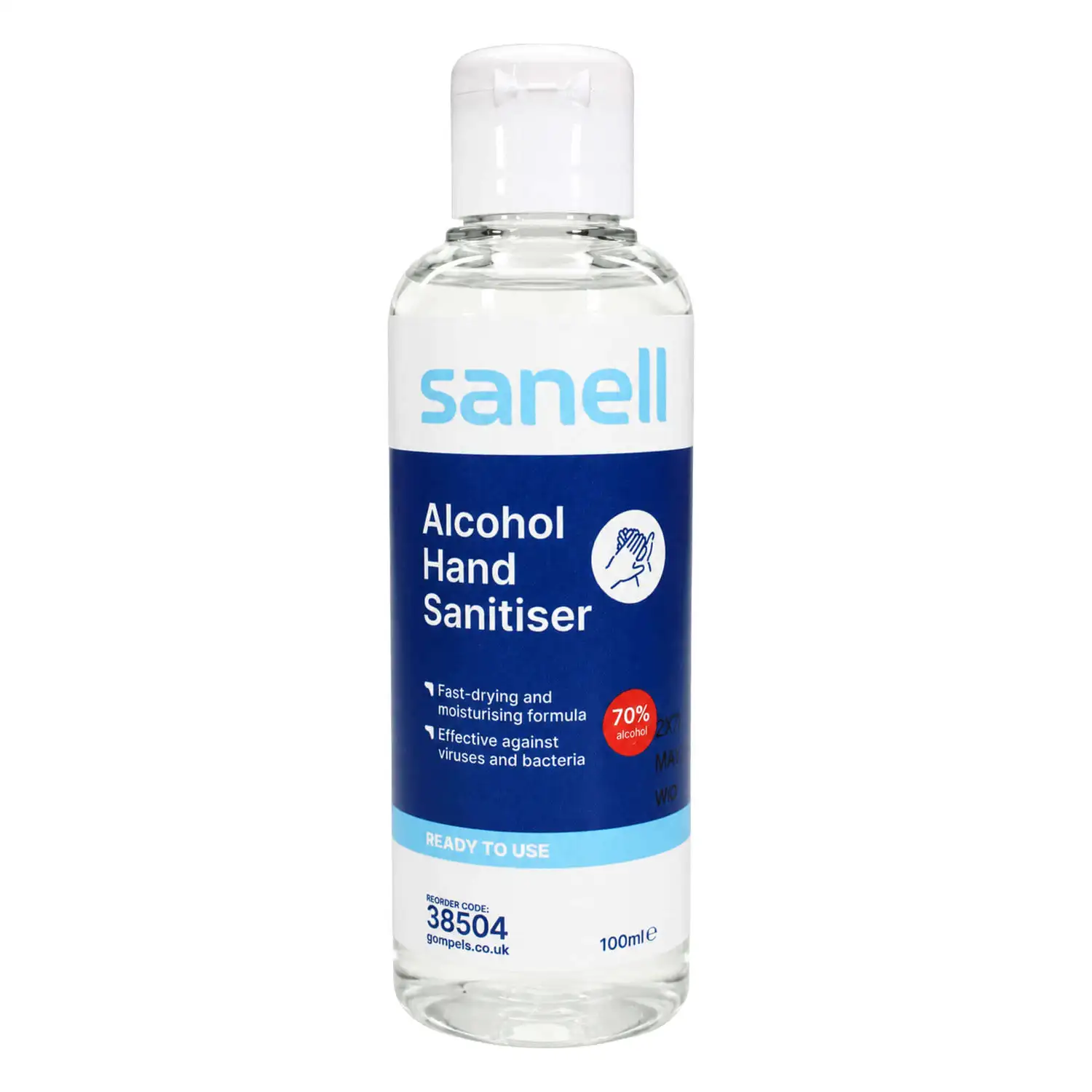Sanell Alcohol Gel 100ml 12 Pack G3p90