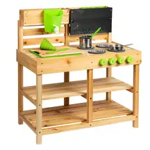 Wooden Mud Kitchen With Accessories