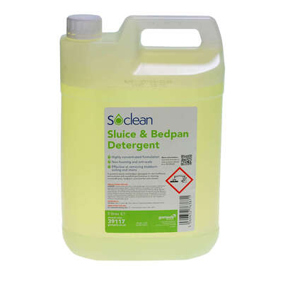 Soclean Sluice and Bedpan Detergent 5 Litre 2 Pack