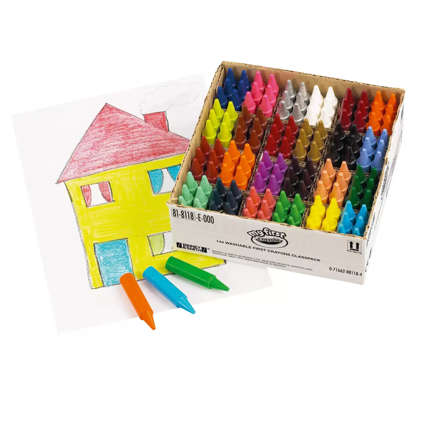 Crayola My First Crayon Classpack 144 - Gompels - Care & Nursery Supply  Specialists