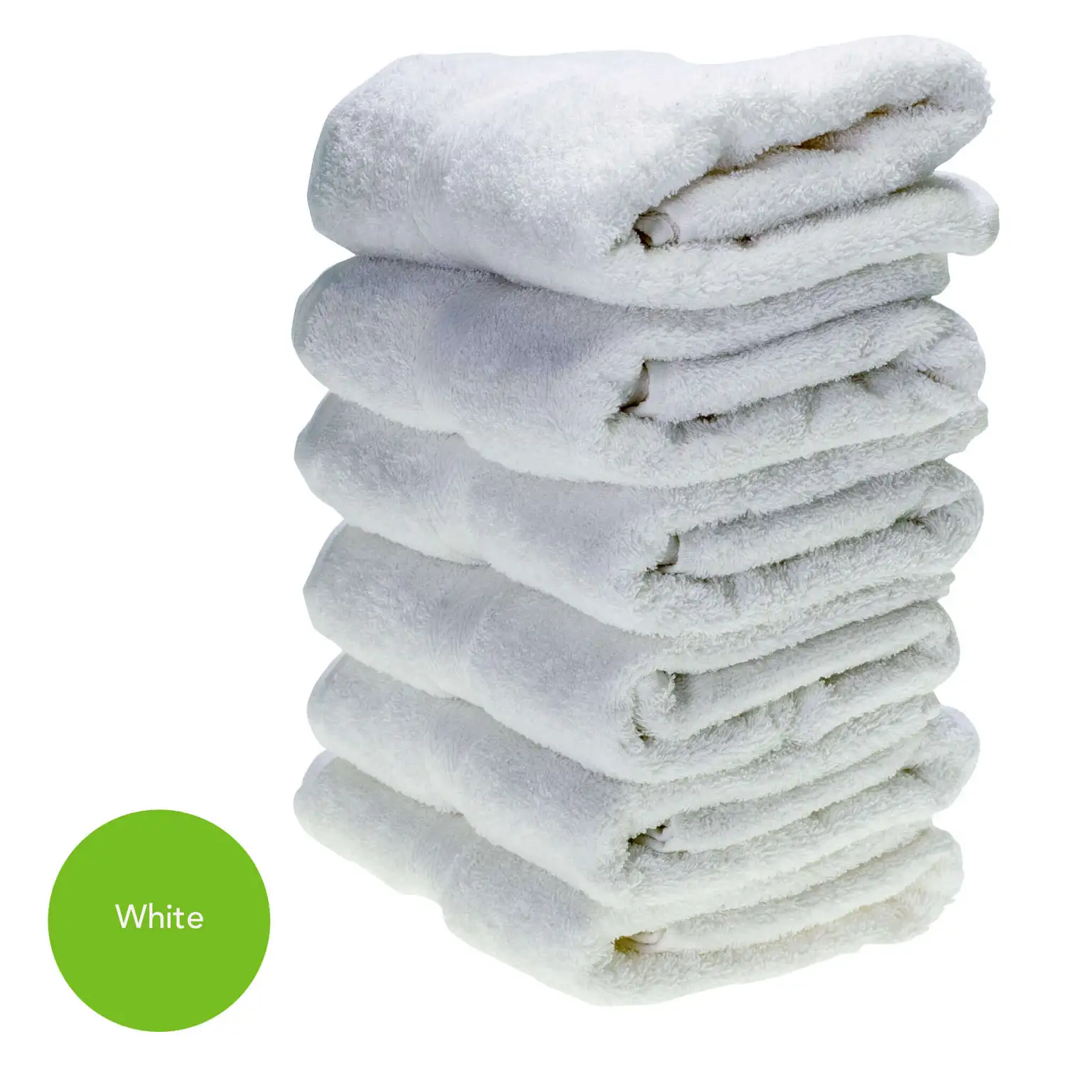 White Hand Towel 50x90cm 500gm x 6 G2p100