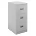 Filing Cabinet With 3 Drawers Grey 465 x 620 x 1000mm