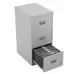 Filing Cabinet With 3 Drawers Grey 465 x 620 x 1000mm