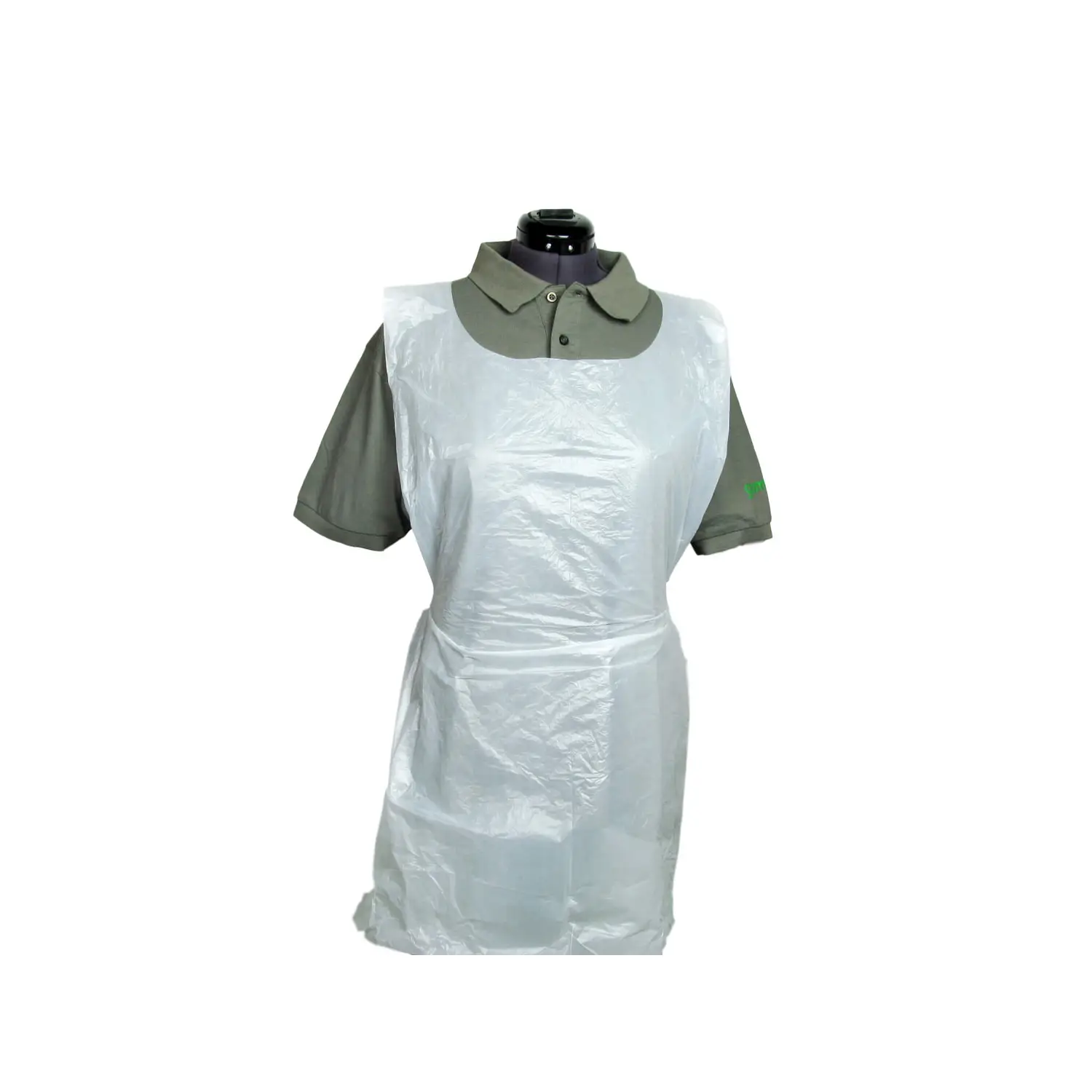 Proform Disposable Polythene Aprons White Flat 100 Pack G2p100