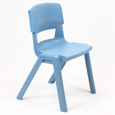 Postura Plus Chair 460mm 30 Pack - Colour: Powder Blue