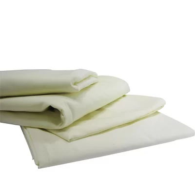 Flame Retardant Single Fitted Sheet Cream